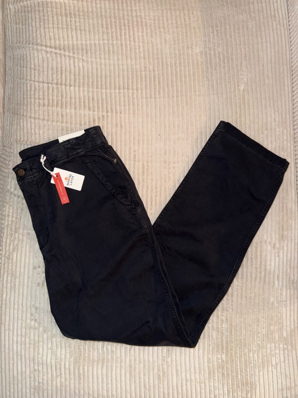 The Broken Twill Field Pant (Straight Fit, Black)
